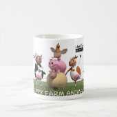 Happy Farm Animal Coffee Mug - Isaak コーヒーマグカップ (中央)