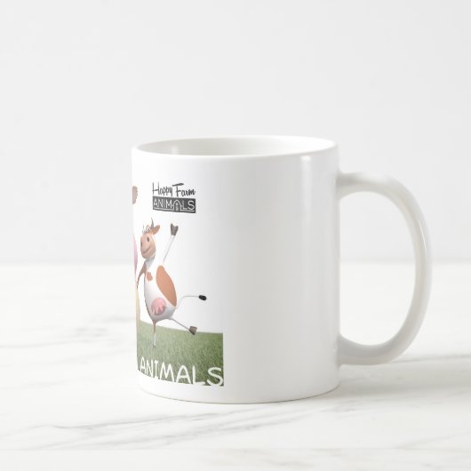 Happy Farm Animal Coffee Mug - Isaak コーヒーマグカップ (右)