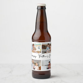 Happy Faters日写真コラージュ ビールラベル