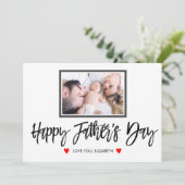 Happy Faters パーソナライズされた Day with Photo カード (スタンド正面)