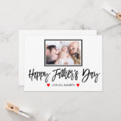 Happy Faters パーソナライズされた Day with Photo カード (正面/裏面インサイチュ)