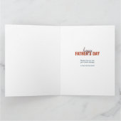 Happy Faters Dayフォトコラージュパーソナライズされた カード (内部)