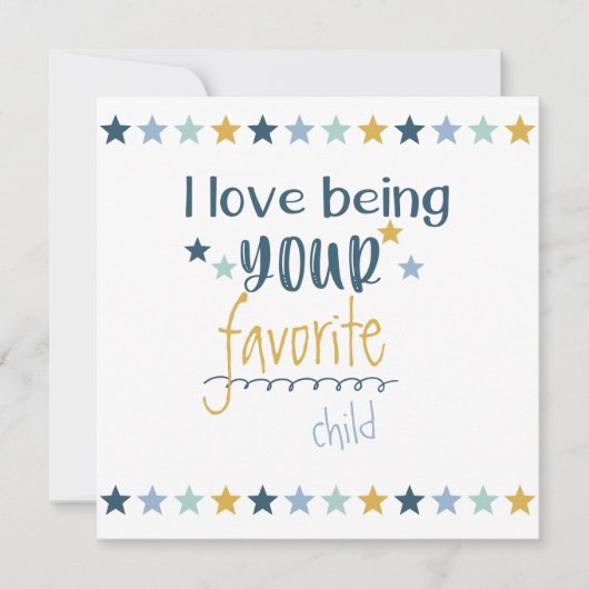 Happy Faters Day – 愛があなたの子お気に入りの供 シーズンカード (正面)