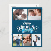 Happy Faters Day 5フォトコラージュ ポストカード (正面/裏面)