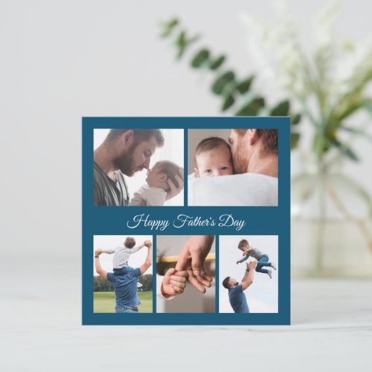 Happy Faters Day 5フォトコラージュ 招待状 (スタンド正面)