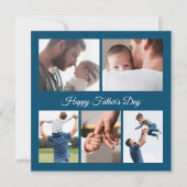 Happy Faters Day 5フォトコラージュ 招待状 (正面)