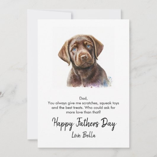 Happy Faters Day Dogの写真 シーズンカード (正面)