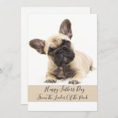 Happy Faters Day Dogの写真 シーズンカード (正面/裏面)