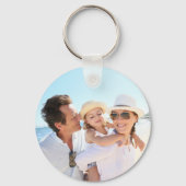 Happy Faters Day Photo We Love You Family Photo キーホルダー (裏面)