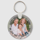 Happy Faters Day Photo We Love You Grandad Photo キーホルダー (正面)