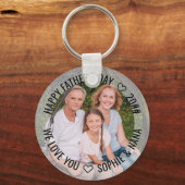 Happy Faters Day Photo We Love You Grandad Photo キーホルダー (正面)