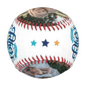 Happy Fatherモダン's Day 2 Photo Keepsake 野球ボール (裏面)