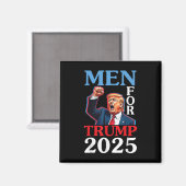 Happy Father Day Men For Trump 2025 Daddy Papa Hus マグネット (正面/裏面)
