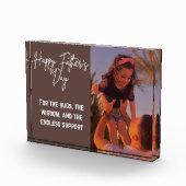 Happy Father’s Day Custom Photo Block  フォトブロック (右)