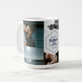 Happy Father’s Day Mustache Tribute Design コーヒーマグカップ (正面左)