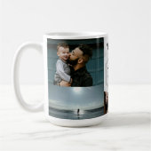 Happy Father’s Day Mustache Tribute Design コーヒーマグカップ (左)