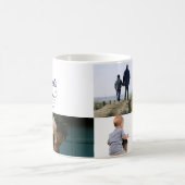 Happy Father’s Day Mustache Tribute Design コーヒーマグカップ (中央)