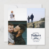 Happy Father’s Day Mustache Tribute Design シーズンカード (正面)