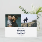 Happy Father’s Day Mustache Tribute Design シーズンカード (スタンド正面)