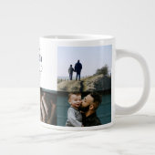 Happy Father’s Day Mustache Tribute Design ジャンボコーヒーマグカップ (右)