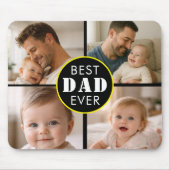 Happy Father’s Day Photo | Custom Dad Ever マウスパッド (正面)