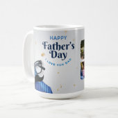 Happy Father’s Day – Tie, Mustache & Memories コーヒーマグカップ (正面左)