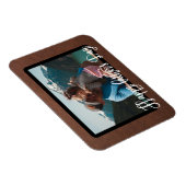 Happy Father's Dayのカスタム写独身の真 マグネット (右側)