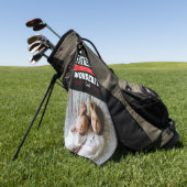 Happy Father's Dayのカスタム写真 ゴルフタオル (グリーン)