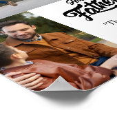 Happy Father's Dayのカスタム写真 ポスター (角)