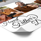 Happy Father's Dayのカスタム写真 ポスター (角)