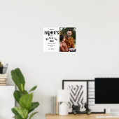 Happy Father's Dayのカスタム写真 ポスター (ホームオフィス)