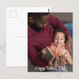 Happy Father's Dayのカスタム写真 ポストカード