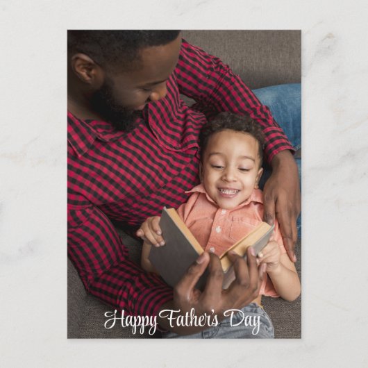 Happy Father's Dayのカスタム写真 ポストカード (正面)