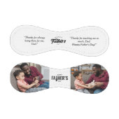 Happy Father's Dayのカスタム写真 野球ボール (パネル)