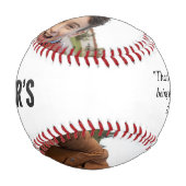 Happy Father's Dayのカスタム写真 野球ボール (正面)