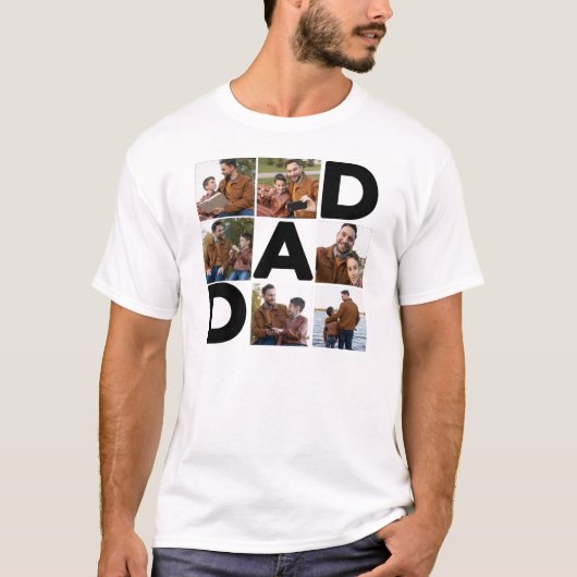 Happy Father's Dayのカスタム写真 Tシャツ (正面)