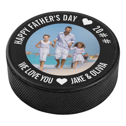 Happy Father's Dayのカスタム年名と写真 アイスホッケーパック (3/4)