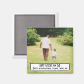 HAPPY FATHER'S DAYの例感動的の写真 マグネット (正面/裏面)