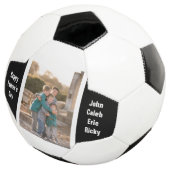 Happy Father's Dayの写真と名前 サッカーボール (3/4)