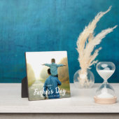 Happy Father's Dayの写真パーソナライズされた フォトプラーク (インサイチュ)