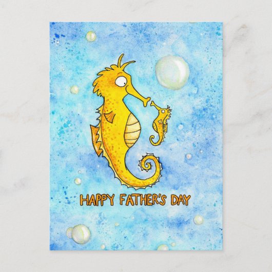 Happy Father's Dayはがき ポストカード (正面)