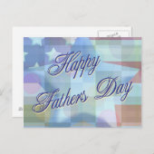 Happy Father's Dayはがき ポストカード (正面/裏面)