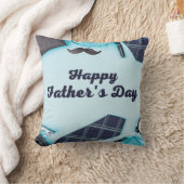 Happy Father's Dayをテーマ  クッション (ブランケット)