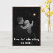 Happy Father's Dayカスタマイズ カード (黄色い花)