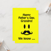 Happy Father's Dayカスタムカード カード (正面/裏面インサイチュ)