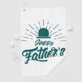 Happy Father's Dayゴルフタオルで時間を選ぶ ゴルフタオル (インサイチュ)