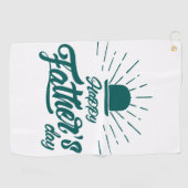 Happy Father's Dayゴルフタオルで時間を選ぶ ゴルフタオル (横)