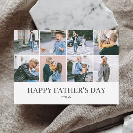 Happy Father's Dayシンプルエレガント写真 シーズンカード