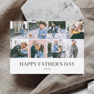 Happy Father's Dayシンプルエレガント写真 シーズンカード