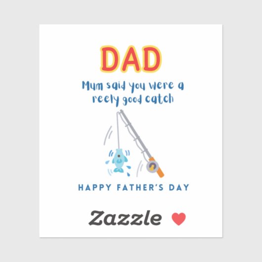 Happy Father's Dayステッカー シール (シート)